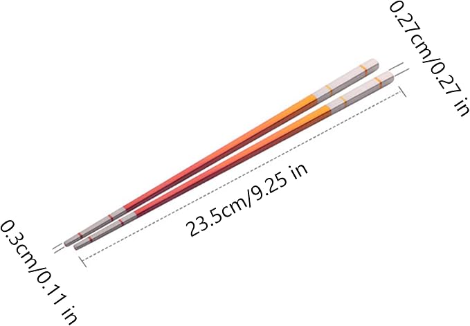Reusable Stainless Steel Chopsticks,Dishwasher Safe , Easy to Use(3 PCS,blue)