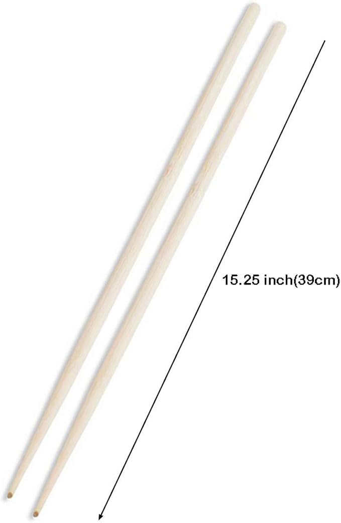 JapanBargain 3666, Extra Long Cooking Chopsticks Bamboo Wood Cooking Chop sticks for Frying Shabu Hot Pot Noodle, 15 inch, 5 Pair