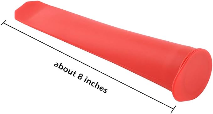 Silicone Ice Pop Molds,Popsicle Maker Molds,8 Vibrant Colors,Set of 8