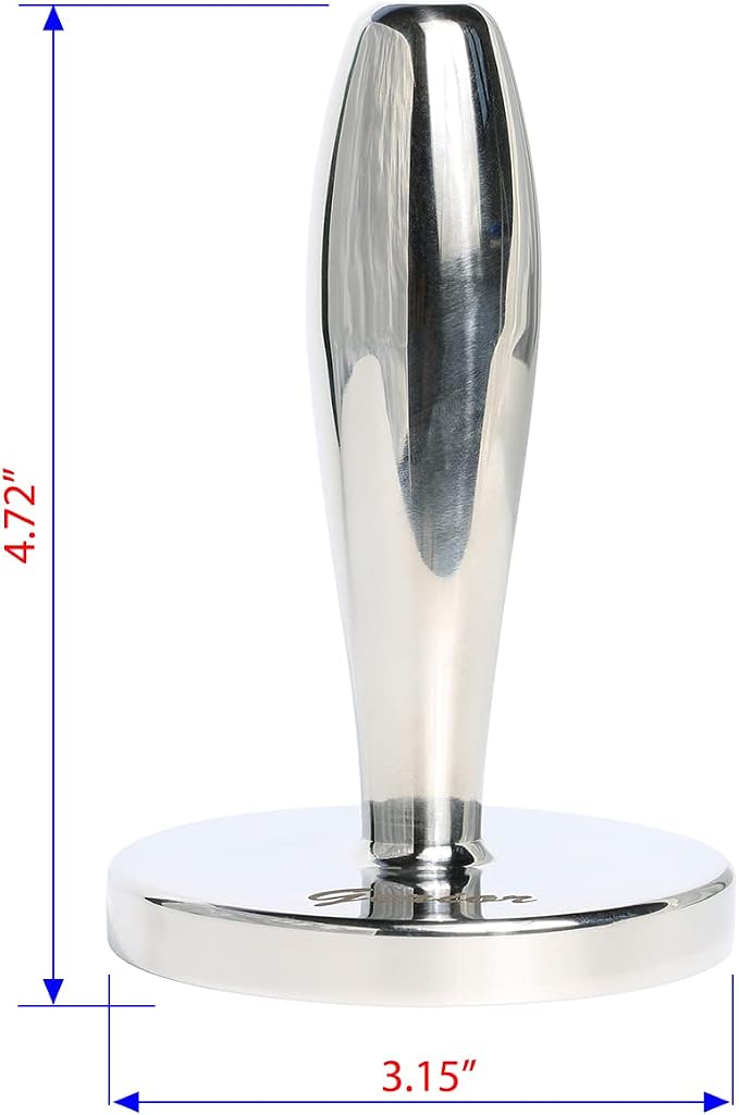 Meat Pounder Tenderizer - Solid Cast Stainless Steel Round Chicken Flattener Tool - Works Great As A Smash Burger Press - Dishwasher Safe