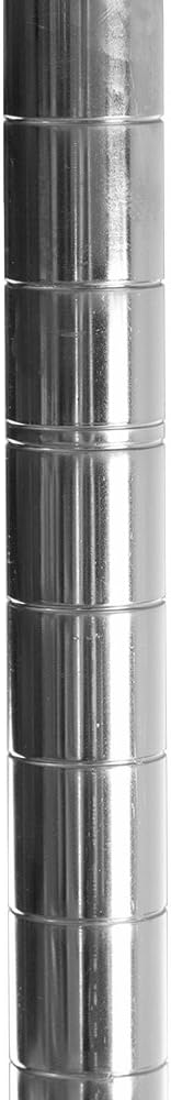 Shelving Inc. 14" d x 14" w Chrome Wire Shelving with 2 Tier Shelves, Weight Capacity 800lbs Per Shelf