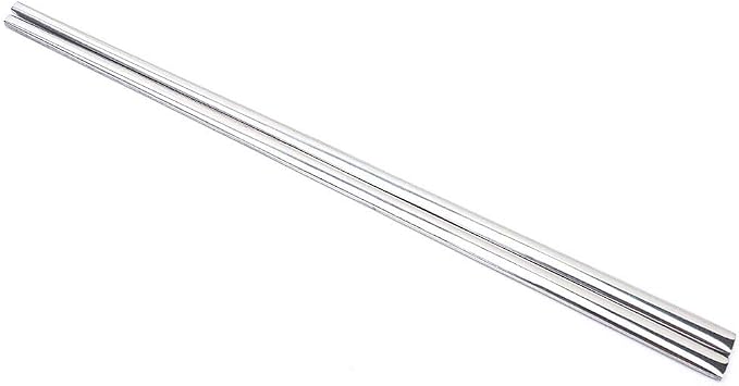 Polished Stainless Steel Spoons and Chopsticks Set, Korean Chopsticks and Spoons tableware with long-hand, Reusable, set of 3-silver