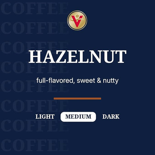 Victor Allen's Coffee Hazelnut Flavored, Medium Roast, 42 Count, Single Serve Coffee Pods for Keurig K-Cup Brewers