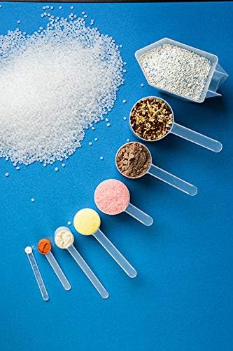 1.5 mL (1.5 CC) Long Handle Scoop for Measuring Coffee, Pet Food, Grains, Protein, Spices and Other Dry Goods (Pack of 10)