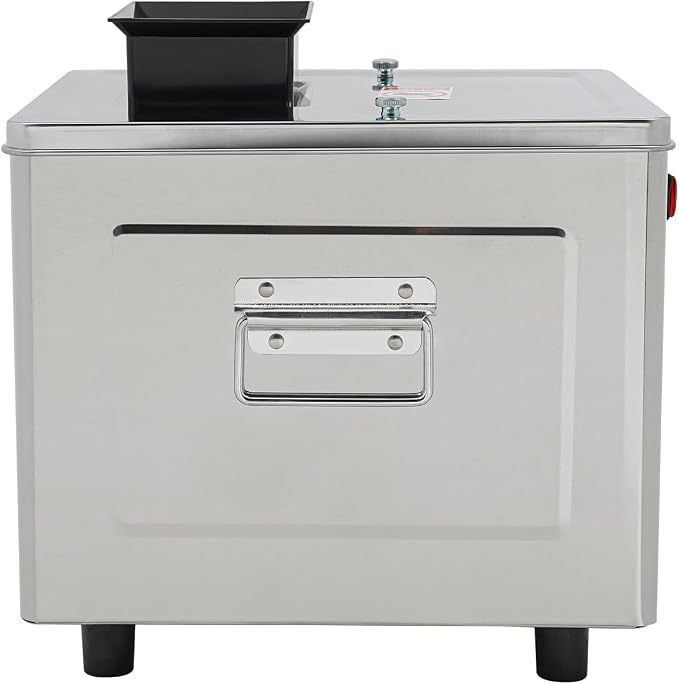 Meat Cutter Machine, 850W Electric Meat Slicer Shredded Cutting Machine, 2.5mm Commercial Stainless Steel Blade Shredder, 330lbs/h for Boneless Pork Chicken Fish Vegetables (2.5mm)