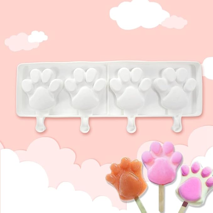 Popsicle Silicone Molds - Soft & Smooth DIY Homemade Ice Cream & Candy Maker, Non-Stick & Easy Release, Type 2