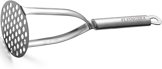 FLYINGSEA Potato Masher, Professional 18-8 Stainless Steel Potato Masher. Vegetable Masher,Cooking And Kitchen Tools.