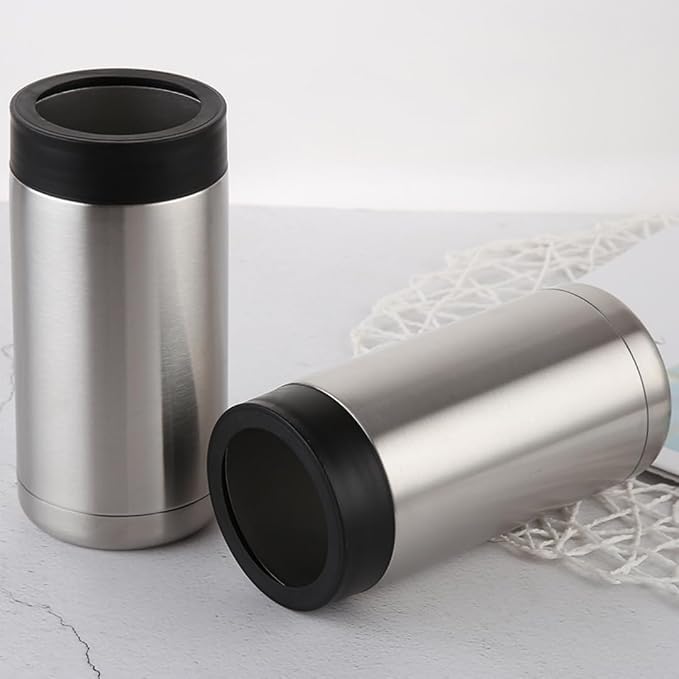Can Insulator, Double Wall Stainless Steel Insulated Can Cooler, Beer Bottle holder 16oz 17oz(17oz-500ml)
