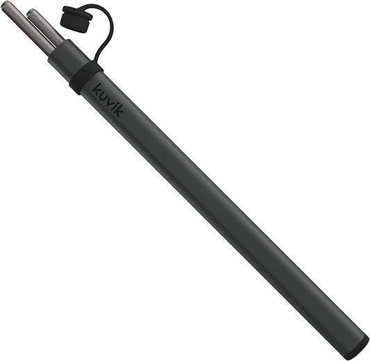 Kuvik Titanium Chopsticks with Graphite Gray Carrying Case