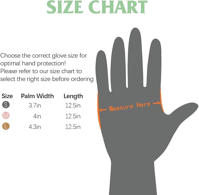 DOSEWART 4 Pairs Rubber Cleaning Gloves, Dishwashing Kitchen Gloves for Washing Dishes Non-Slip Grip Design for Cleaning