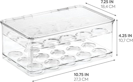 iDesign Stackable Coffee Pod Holder for K-Cup Pods, Clear | 29 K-Cup Capacity