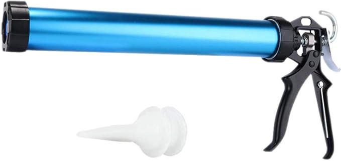 Sealant Sausage Caulking Gun Aluminium-600ml/20oz - 12:1 Thrust Ratio (Blue)