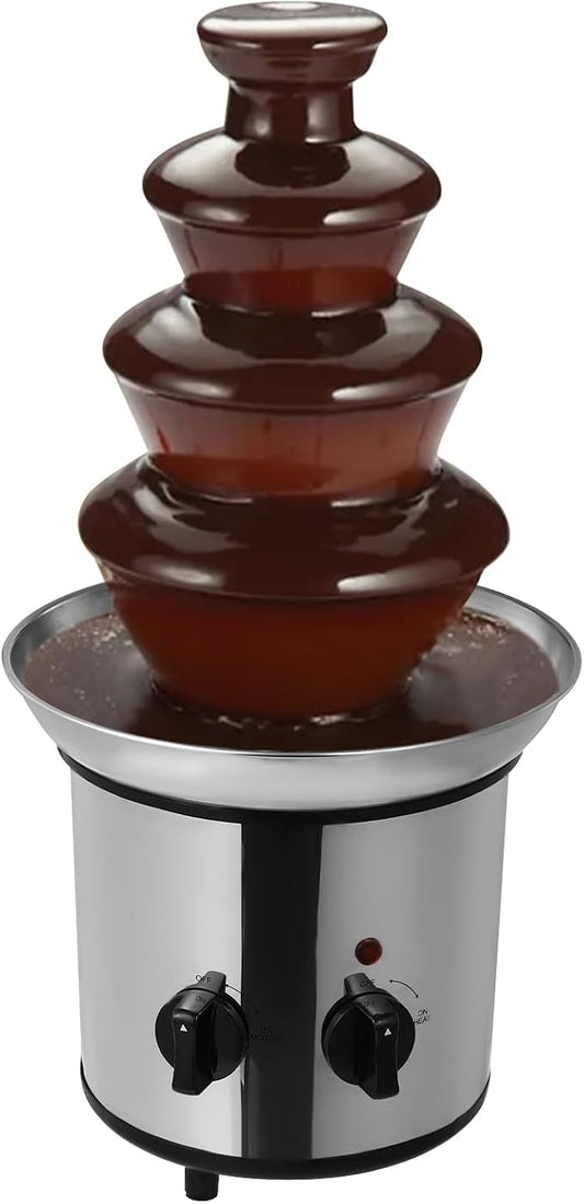 Chocolate Fountain Machine, Electric Chocolate Melting Fountain Machine, 4 Tier Chocolate Fountain Machine