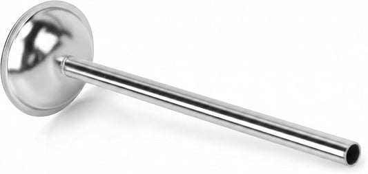 10mm Stainless Steel Sausage Stuffing Tube No.8 for Meat Grinder | 10mm stainless steel sausage stuffing tube No.8, 7.09" long. Fits manual and electric meat grinders, snack sticks use.