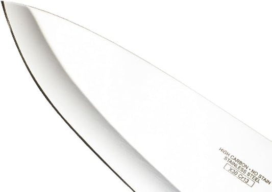 Mercer Culinary M18000 Millennia Black Handle, 8-Inch Wide Hollow Ground, Chef's Knife