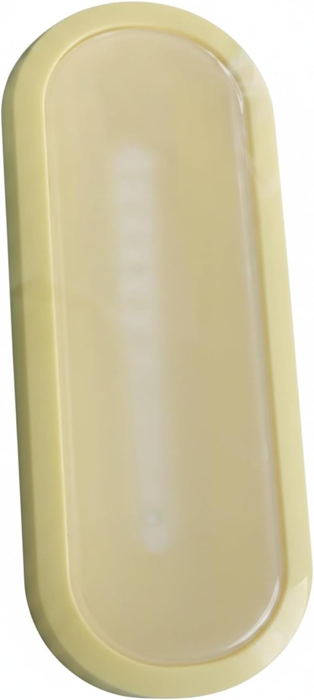 Fits Standard Freezer Drawers: Single Cavity Silicone Ice Pop Mold for Homemade Popsicles, Flexible Yellow or Pink Tray, 7.09 x 3.15 x 1.18 Inches