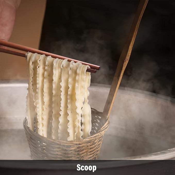 Long Cooking Chopsticks,16.5 Inches Brown Extra Long Wooden Chopsticks Kitchen Frying Chopstick Reusable for Noodles Hotpot, 2 Pairs