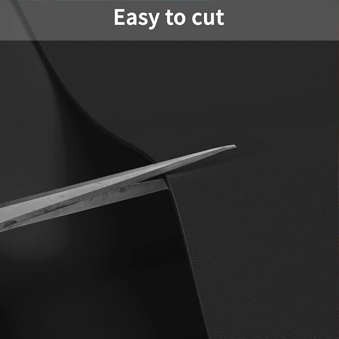 Desk Cover - 30x66 Inch Waterproof Easy to Clean Can Conceal Flaws Protector The Table Top from Scratches Used for Dining (Black+Black 30x66)