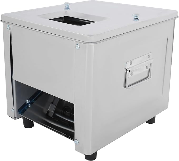 Meat Cutter Machine, 850W Electric Meat Slicer Shredded Cutting Machine, 7mm Commercial Stainless Steel Blade Shredder, 330lbs/h for Boneless Pork Chicken Fish Vegetables (7mm)