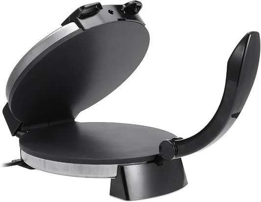 1200W nonstick griddle for home use—perfect for pizza, Mexican pancakes, tortillas, tortilla chips, and more. This electric griddle is ideal for preparing delicious meals and snacks.