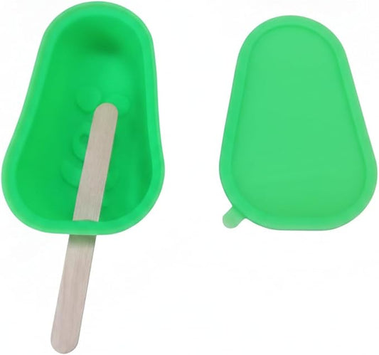Easy-Release Homemade Popsicles with Silicone Mold, Lids & Sticks for Juice or Yogurt, 5 fl oz Capacity