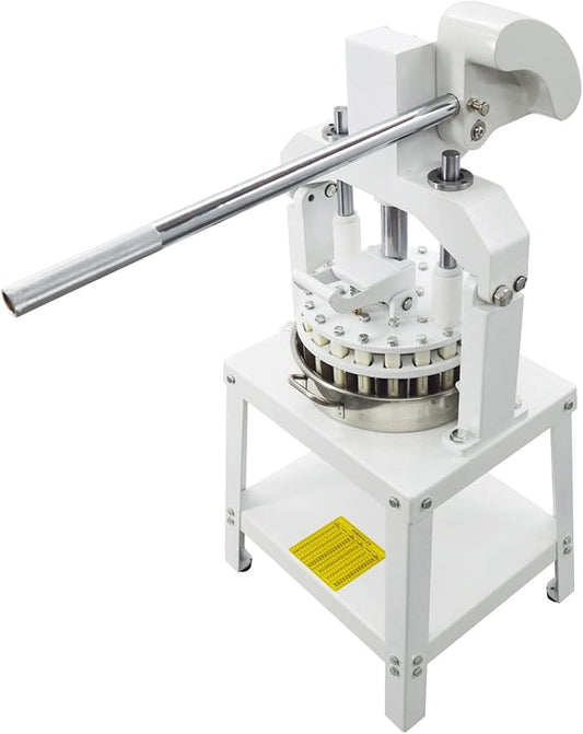 30PCS Vertical Type Manual Dough Dividing Machine 36g-192g/pcs Bakery Dough Cutter Machine Manual Dough Divider with 2 Trays