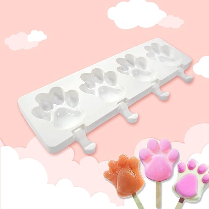 Popsicle Silicone Molds - Soft & Smooth DIY Homemade Ice Cream & Candy Maker, Non-Stick & Easy Release, Type 2