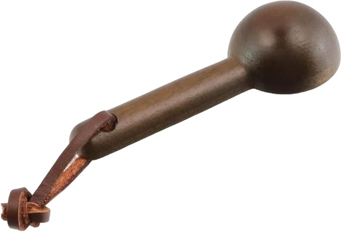 2pcs 10ml Walnut Measuring Spoon and Scoop Wooden Tablespoon 10ml Measuring Scoop 2/3 TBSP Retro Coffee Spoons for Dry Ingredients Ground Tea Spice (Walnut Color, 2/3TBSP)