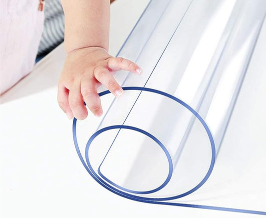 24x66 Office Desk Blotter Mat Clear Plastic Table Protector Cover Pad PVC Transparent Topper Surface Pro ection Mat Pad Anti Scratch Table Mat Glass Dinner End Table Protector Waterproof Easy Clean
