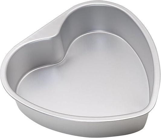 Heart Shaped Cake Pan 10 Inch Aluminum Cake Pans Heart Cake Tin Baking Cake Mold for Valentine's Weddings Birthday Party