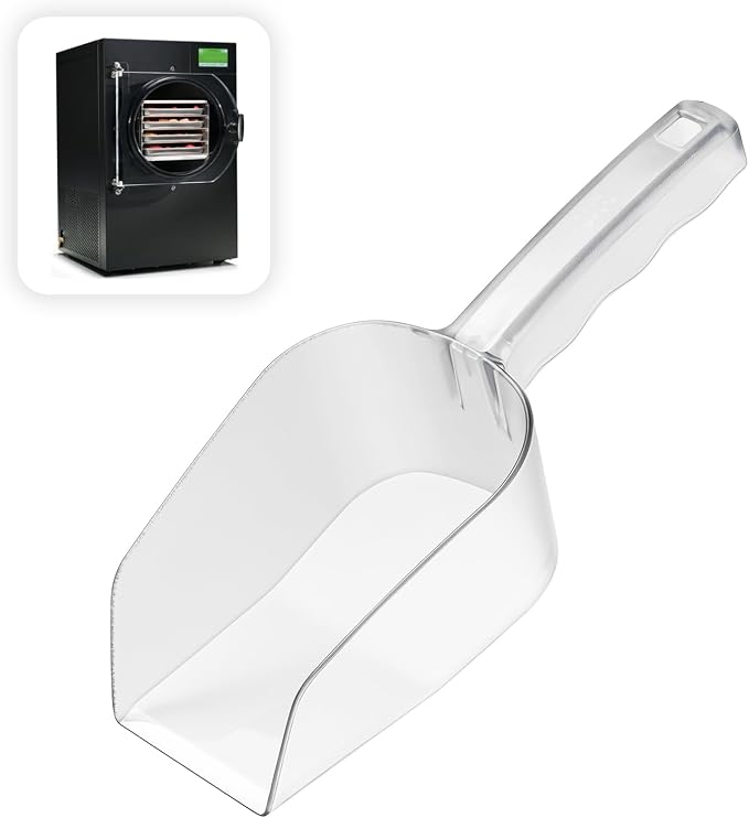 Small Freeze Dryer Scoop, Tray Fit Plastic Scoop for Freeze Dryer Accessories & Freeze Dried Food Handling, Durable Food Safe Dispenser (Fit Small Tray)