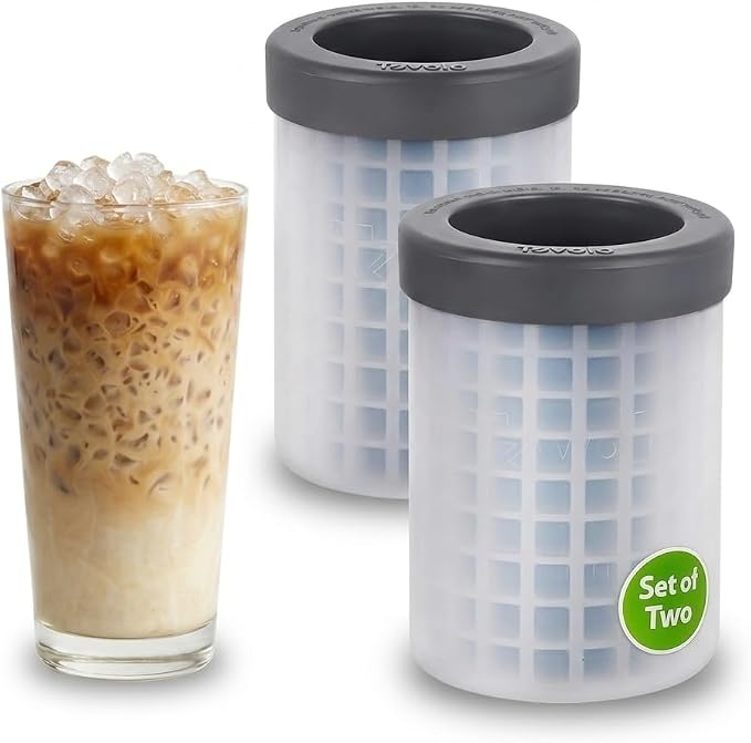Tovolo Mini Ice Squeeze & Release Cylinder, 2-Pack, Mini-Ice Cube Makers
