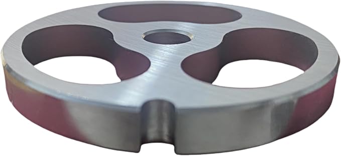 For Hobart, LEM, Cabelas, Weston and FGA Food Chopper, MTN Meat Grinders of #12 Stainless Steel Meat Grinder Plate Discs Blades，Cutting Disks Heavy Duty. (3 Big Hole Plate)