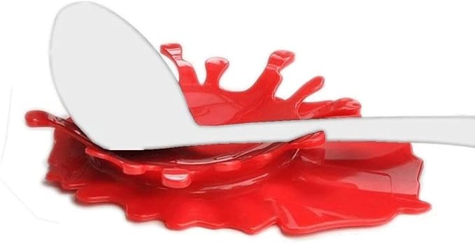 Spoon Rest Holder Silicone Ketchup Shape Holders Splash Spoon Rest by Mustard Kitchen Cooking Aid Cup Holder Creative Gift