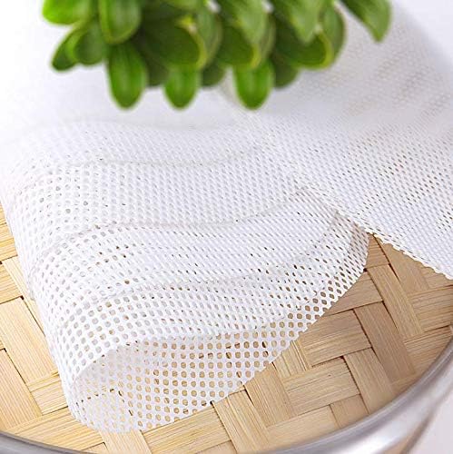 4 Pieces Round Silicone Reusable Steamer Mat Mesh Sheet for Fruit Dryer,Food Dehydrator Sheets Dryer Mesh,10" Diameter