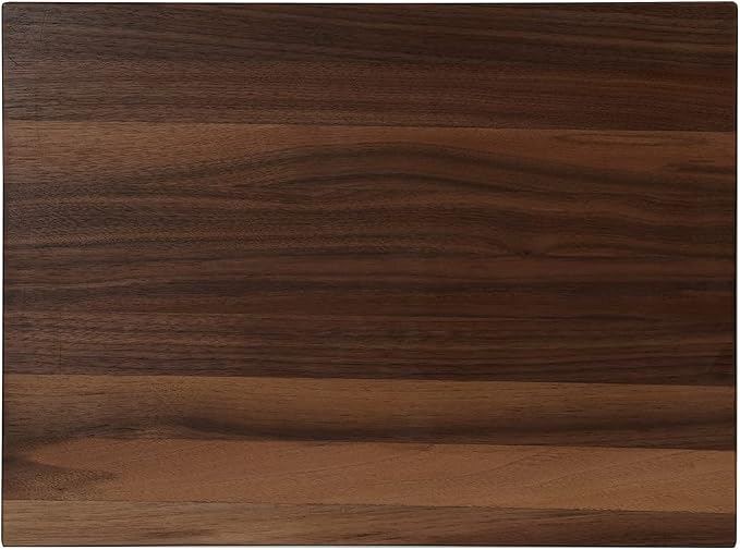 Walnut Cutting Board for Kitchen, USA Grown Hardwood, 16 x 12, with Invisible Inner Handle, Prefinished with Food-Grade Oil, Suitable for Kitchen Edge Grain, 1-1/2" Thick