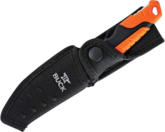 Buck Knives 658 Pursuit Pro Small Fixed Blade Hunting Knife, 3-3/4" S35VN Stainless Steel Blade, Polyester Sheath Included