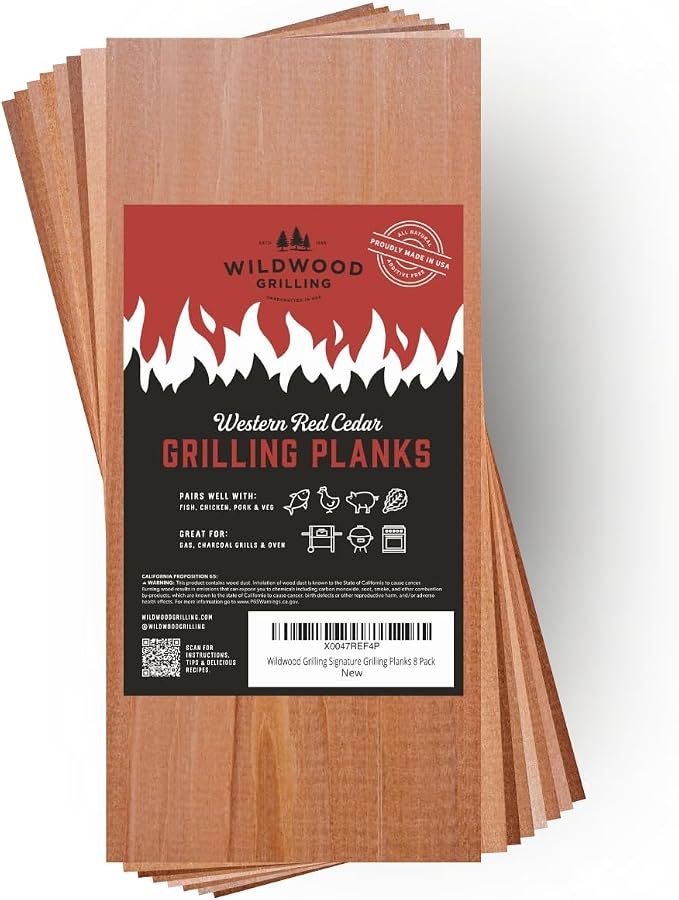 Signature Cedar Grilling Planks - 5x11 (8-Pack)