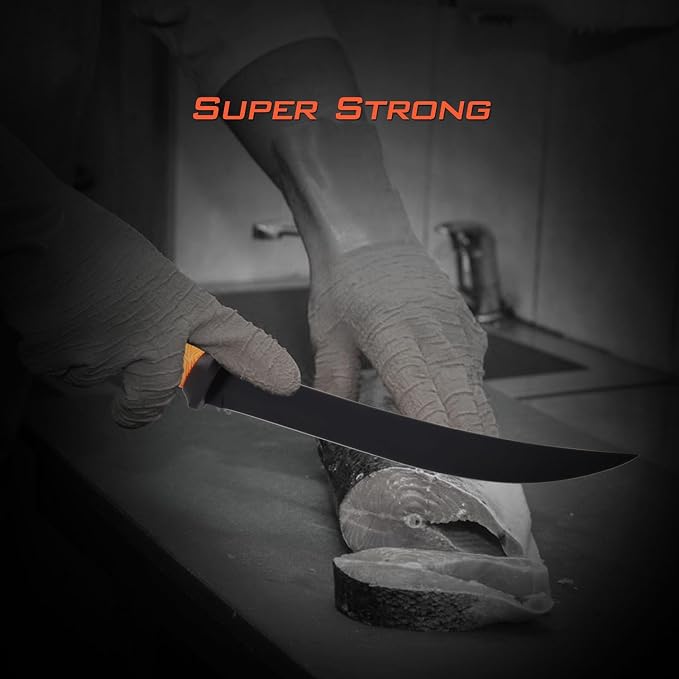KastKing Speed Demon Pro Fillet Knife with Protective Sheath | Razor Sharp G4116 German Stainless Steel Blade, Non-Slip Grip, Corrosion-Resistant Coating, 8 Options Available