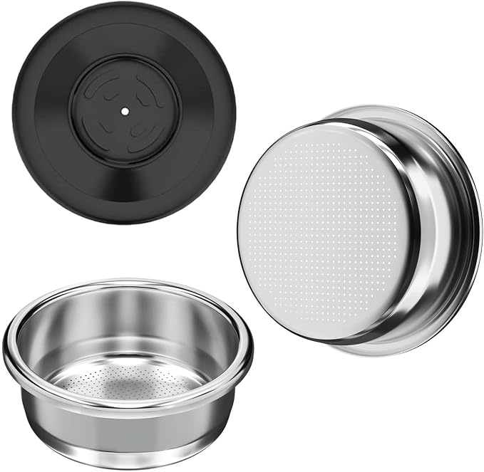 [1 Pack] 54mm Single Wall Filter Basket for Breville,Pro Precision Series | 18-22g capacity. Compatible with Breville 54mm espresso machines, including Bambino, Barista Express, Pro & more