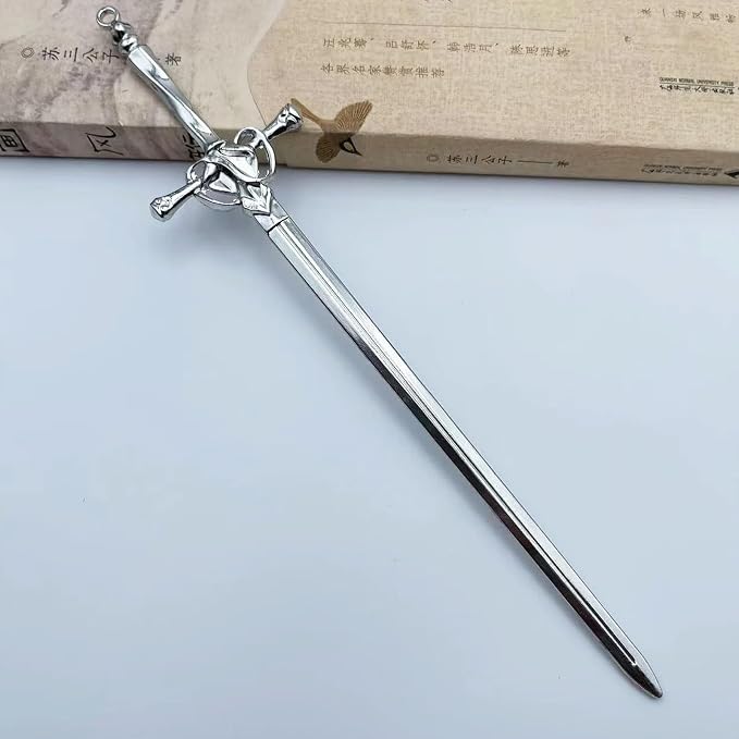 2PCS Hair Sticks for Buns,Hair Chopsticks,Sword Hair Pin,for Vintage Hair,Renaissance Chinese Hair Accessories,Metal Sword Hair Pins,Ancient Style Sword Hair Chopstick LINYUEARUI-Gold&Silver