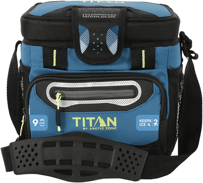 Titan by Arctic Zone Deep Freeze Cooler - Zipperless Hardbody Cooler - Deep Freeze Insulation, HardBody Liner, and SmartShelf
