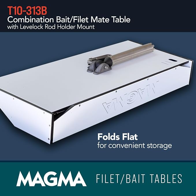 Magma Products Combination Bait/Filet Mate and Levelock Rod Holder Mount