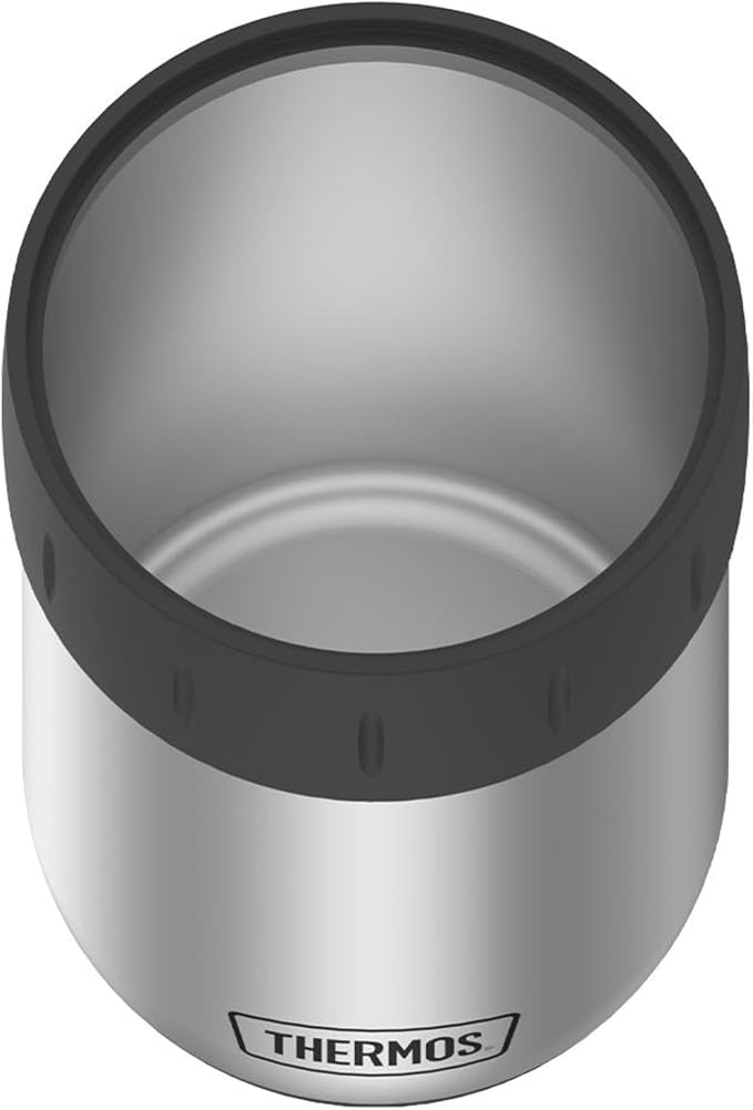 Thermos Stainless Steel Beverage Can Insulator for 12 Ounce Can, Stainless Steel | can-and-bottle-insulators