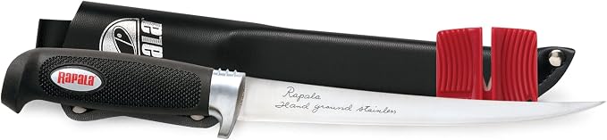 Rapala4 Soft Grip Fillet / Single Stage Sharpener / Sheath
