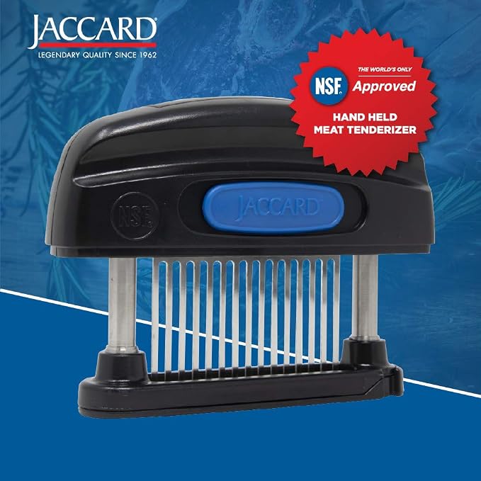 Jaccard JCS 15-Blade Meat Tenderizer, Simply Better Meat Tenderizer, Stainless Steel Columns/ Removable Cartridge, NSF Approved, Black