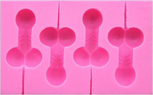 1 Pcs Funny Shape Silicone Mold for Birthday Single Party Baking Pan Handmade DIY Mousse Chocolate Fondant Soap Cake Ice Cube Mould Tool Novelty Cake Pans Set Kit H9-9