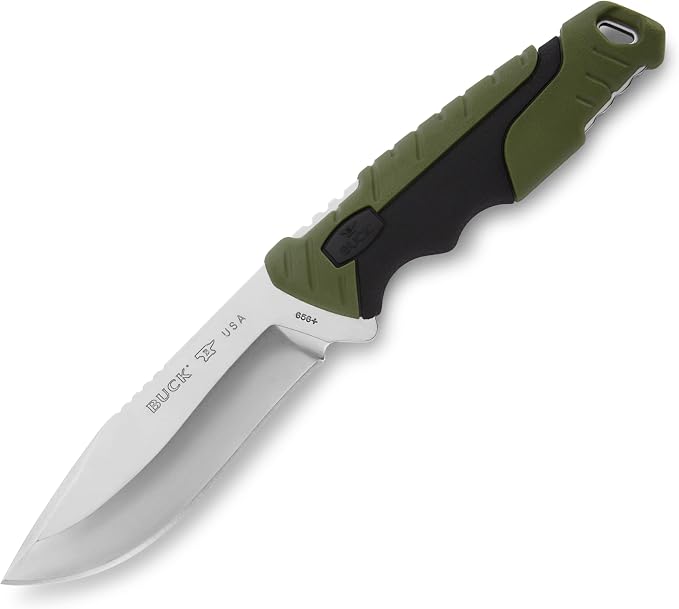Buck Knives 656 Pursuit Large Fixed Blade Hunting Knife, 4-1/2" 420HC Steel Blade
