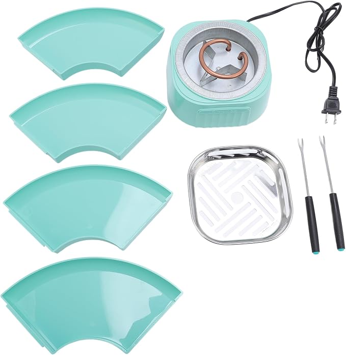 Tabletop Indoor Electric Smores Maker, Smores Maker, Chocolate Roaster, Adjustable Temperature for Party Gathering (US Plug 120V)