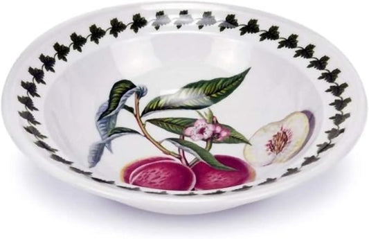 Portmeirion Pomona Collection 6.5" Bowl | Set of 6 | Assorted Fruit Motifs | Made of Fine Earthenware | Dishwasher and Microwave Safe | Made in England